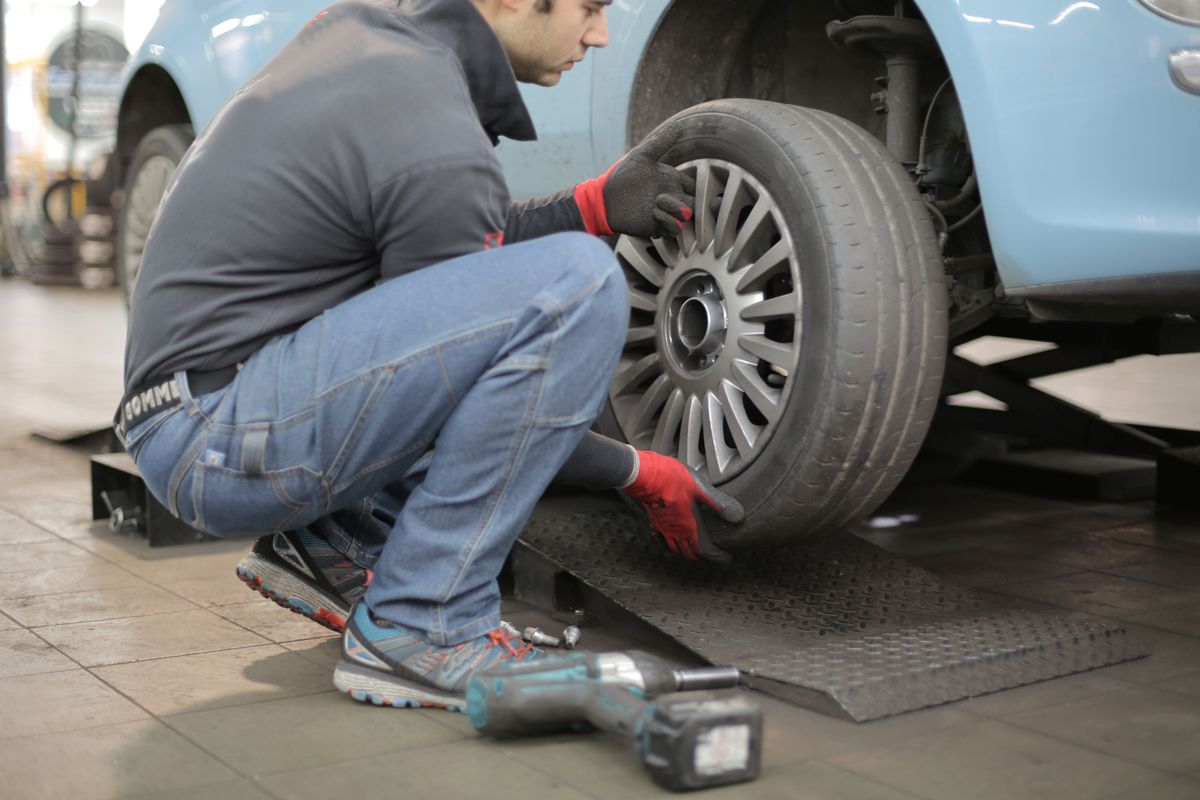 Tire installation